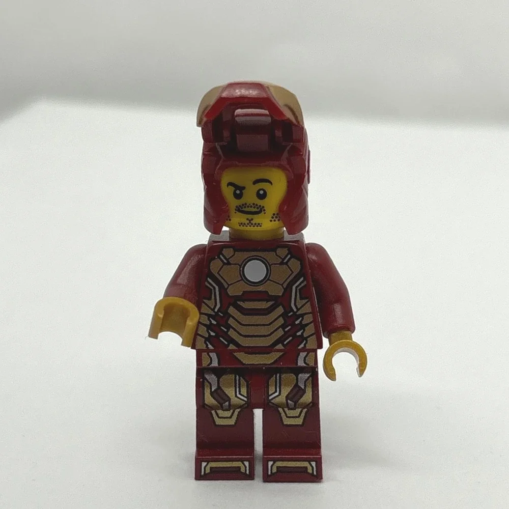 LEGO Iron Man Minifigure Mark 42 Armor 2013 Super Hero Avengers Tony Stark
